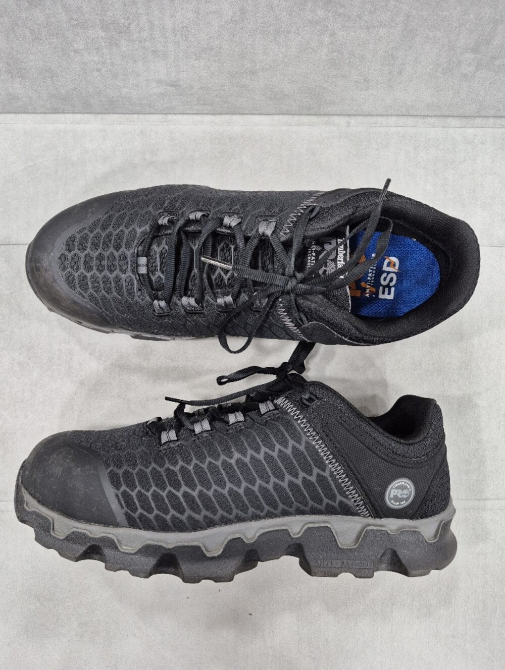 Timberland PRO® Powertrain Sport Work Sneaker men's 11 Wide black Alloy Toe